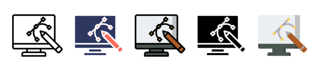 Graphic Designing multiple icon