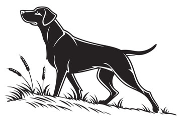 Silhouette of a Dog – Clean Vector Graphic
