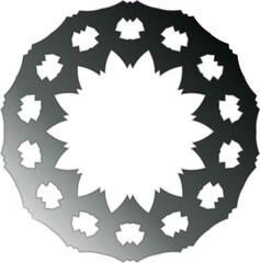 Mandala Vector Pattern Collection – Ornamental Black and White Textures for Creative Projects