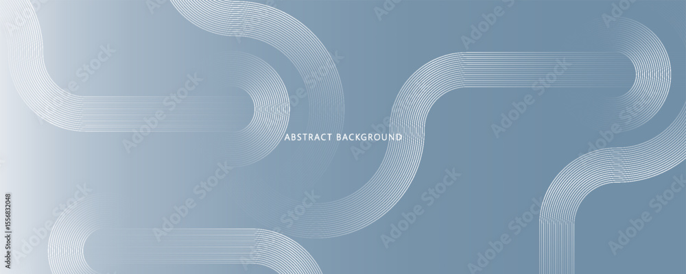 Poster gray abstract background with white circle lines. geometric line design. minimal line pattern. moder