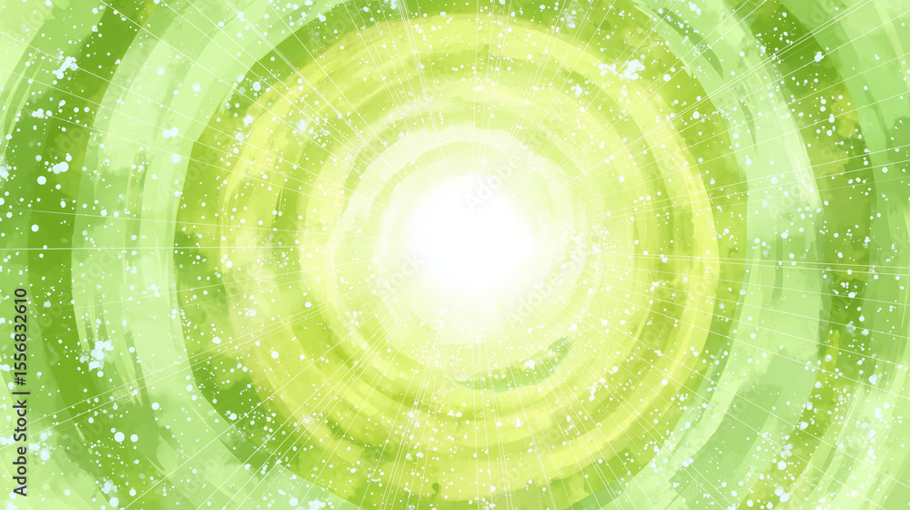 Poster nature circular dotted lines vector pattern. nature concentric circle pattern. sun rays background. 
