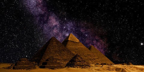 abstract background with pyramids