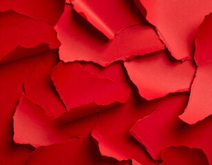 Red ripped paper texture
