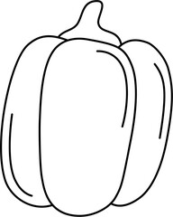 cute vegetable outline for kid activity printable