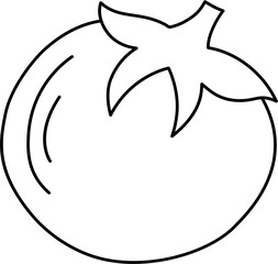 cute vegetable outline for kid activity printable