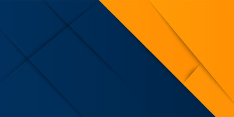 Abstract geometric dark blue and orange square theme overlap background for graphic design. Eps10 vector