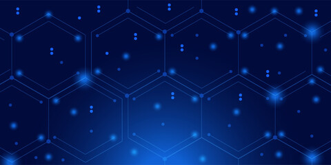 Abstract dot white blue pattern gradient texture technology background.eps10