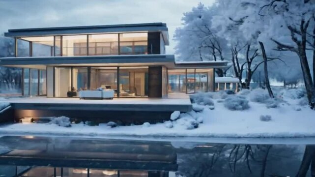 Modern of bilding video, ai generative