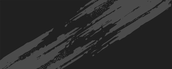 Elegant black background vector illustration with vintage distressed grunge texture and dark gray charcoal color pain