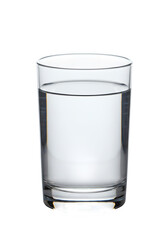 Glass of water isolated on white or transparent background. PNG
