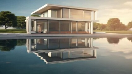 Modern of bilding video, ai generative