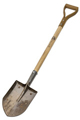 garden shovel isolated on white