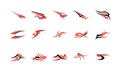 Racing Decal Sticker Graphic Pack