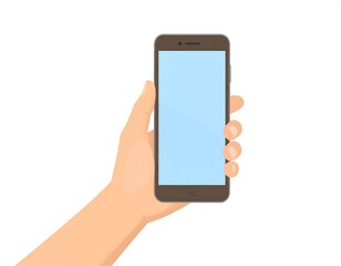 Hand holding a smartphone (3)