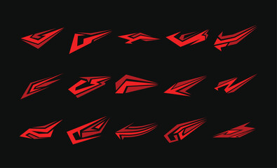 Racing Decal Sticker Graphic Pack