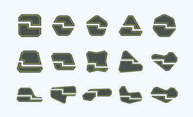 Futuristic Textbox Graphic Pack