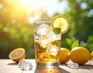 輝く太陽とレモンソーダ。夏の喉を潤す一杯
