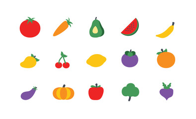 Vegan Food and Drinks Graphic Pack