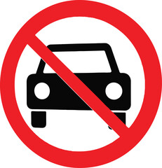 No parking sign