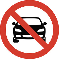 No parking sign