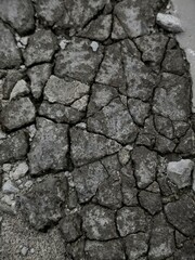 The Stone dry after rain