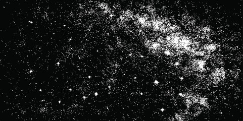 Falling water drops on a dark winter sky