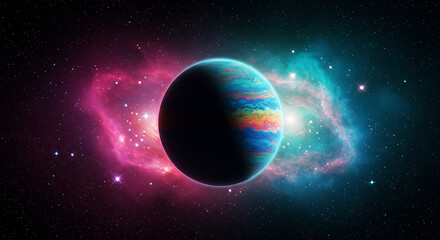 Fototapeta premium earth and moon
