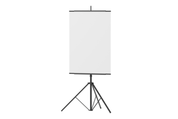 tripod white banner 