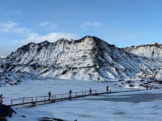 lake in the mountains