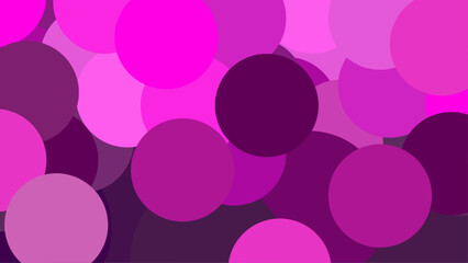 Abstract background featuring overlapping purple circles in various shades. Ideal for use in modern design, posters, templates, or digital backgrounds.