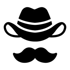 cowboy hat Solid icon