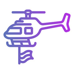 helicopters Gradient icon