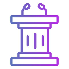 podium Gradient icon