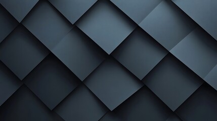 Dark Gray Geometric Square Pattern.