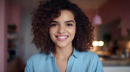 portrait of a woman smiling