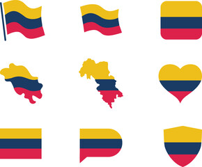 Obraz premium flags of ukraine vector