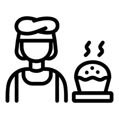 baker Line Icon