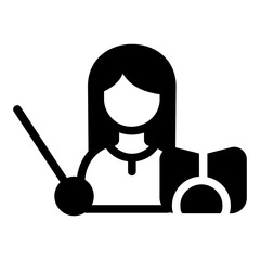 teacher Solid icon