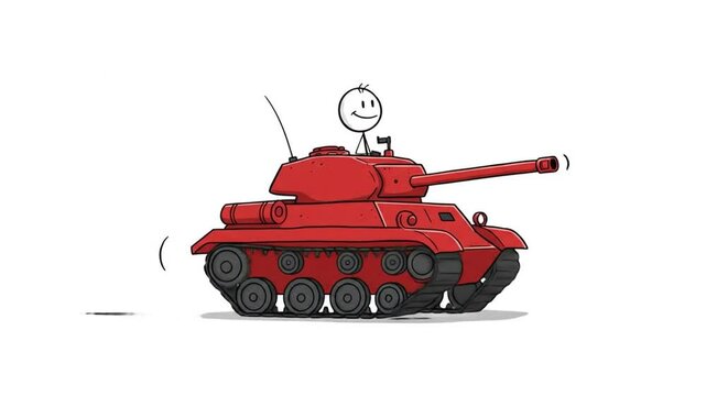 Stickman Tank
