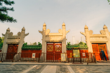  lake of the historical Ritan Park which means Park of the Sun, Beijing, China