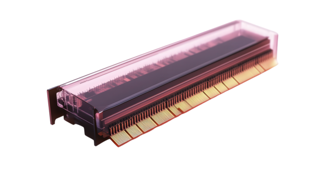 Transparent memory module, Transparent background, PNG file