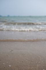 Close up of Sea and Sand texture, background