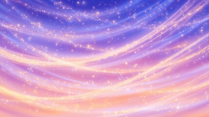 効果背景 パステルブルーとピンクの渦巻く魔法変身シーン背景