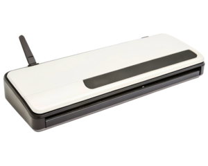 Modern food vacuum sealer for kitchen food preservation on a transparent background