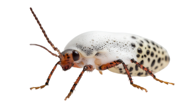 Spittlebug nymph with foam Transparent background, PNG file
