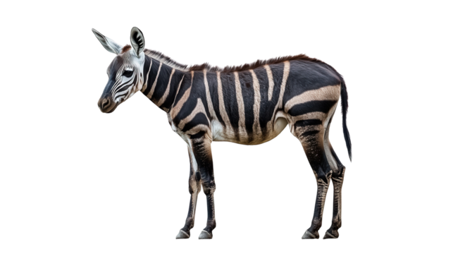Striped okapi Transparent background, PNG file