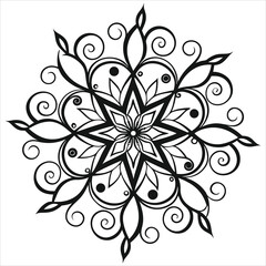  Vector doodle mandala . Ornamental luxury mandala Mandala Line Illustration . various mandala . Mandala Pattern Designs . Henna mandala. Mehndi style. Decorative pattern in oriental style.