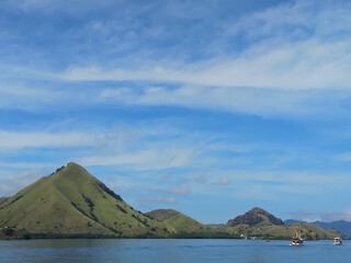 Sky and Sea View in Komodo Island Indonesia