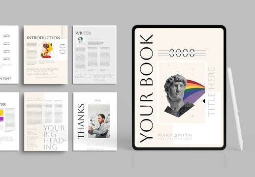 Minimalist Ebook Layout Design Template