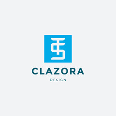 Obraz premium This logo features the initials “S” and “T” designed with a sleek and contemporary style. The letters are interlocked or closely positioned to create a cohesive and balanced mark, symbolizing unity an